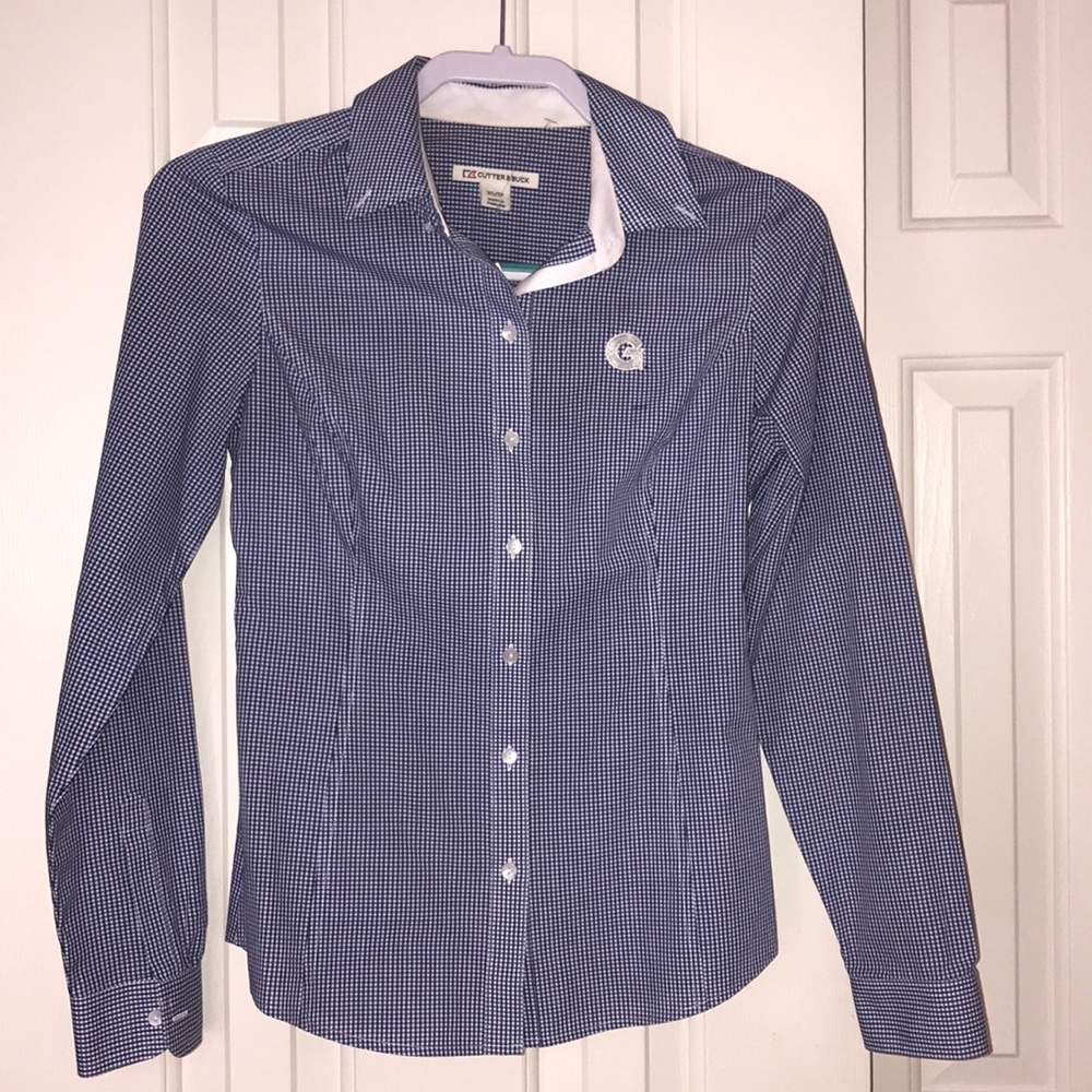 Cutter & Buck Plaid Button Down